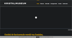 Desktop Screenshot of kristalmuseum.nl