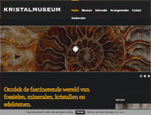Tablet Screenshot of kristalmuseum.nl